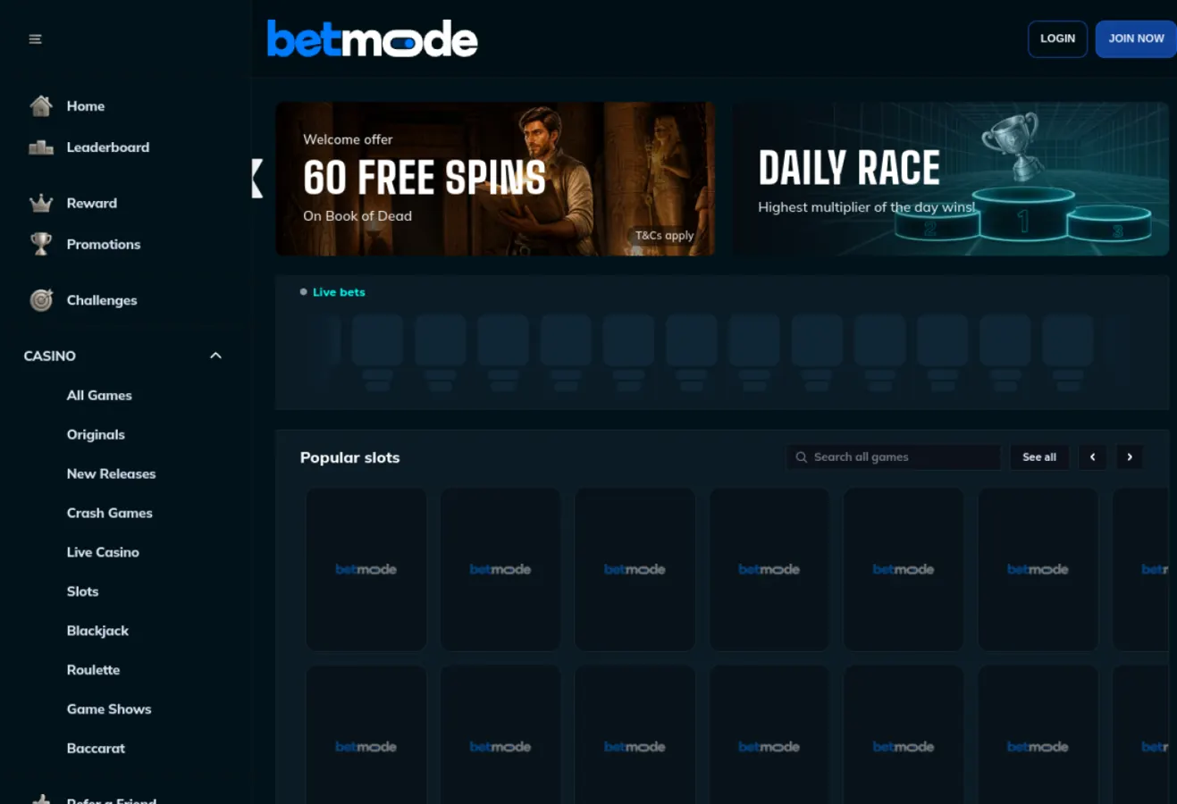 Betmode: druhá ověřovaná možnost pro Krypto kasina bez KYC: co opravdu znamená hraní bez dokladů