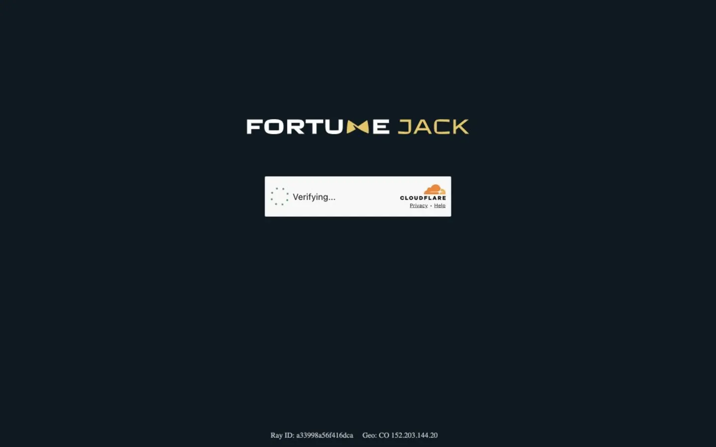 Oficiální rozhraní FortuneJack zobrazené v české recenzi krypto kasina
